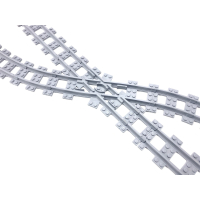 Smalspoor kruising 33,75 graden Links